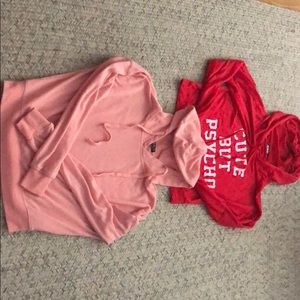 BUNDLE CROPPED PULL OVER HOODIES